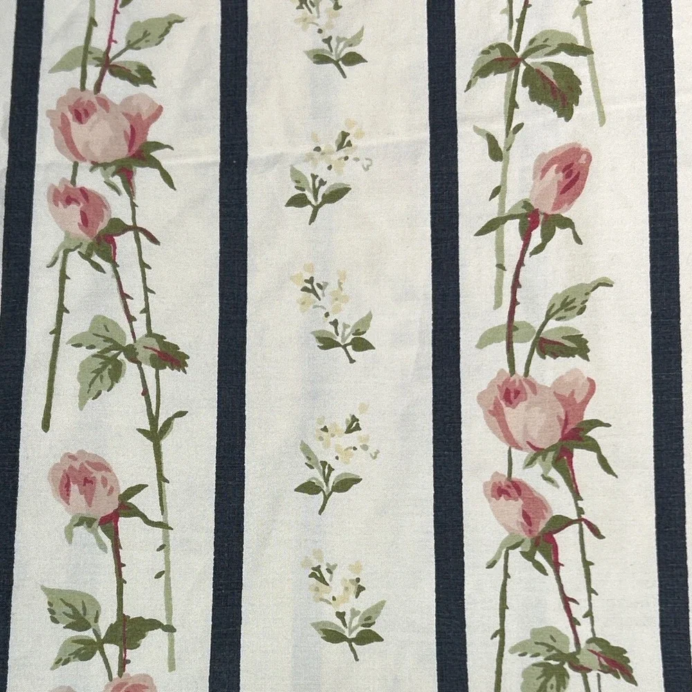 Ralph Lauren King Sheet Set (1 Flat 1 Fitted) Katia Rose 100% Cotton Made in USA